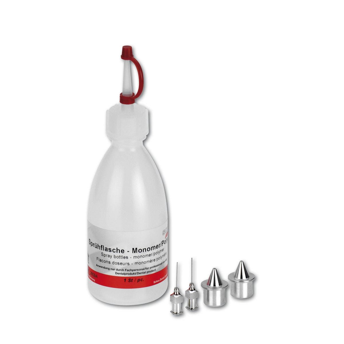 KFO-Sprühflasche - Sprühflasche für Monomer/Polymer (ohne Metall-Sprühdüsen)