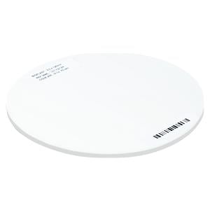 BIOPLAST® Color, Ø 125 mm - Einzelfarben - Weiß, Stärke 3 mm, Packung 10 Stück