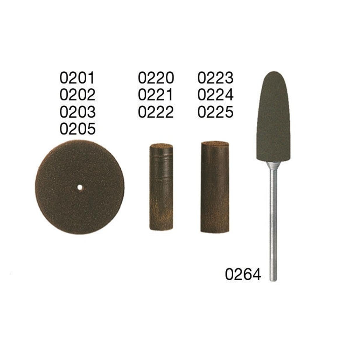 Chromopol - Unmontiert, Figur 0201, Ø 22/3 mm, fein, Packung 100 Stück