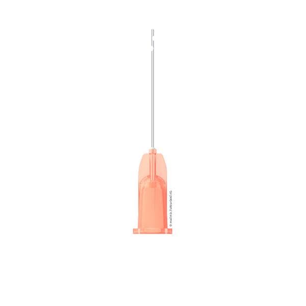 Endo Irrigation Needles™ doppelseitiger Öffnung - Orange - 25G, 0,5 x 25 mm, Packung 25 Stück