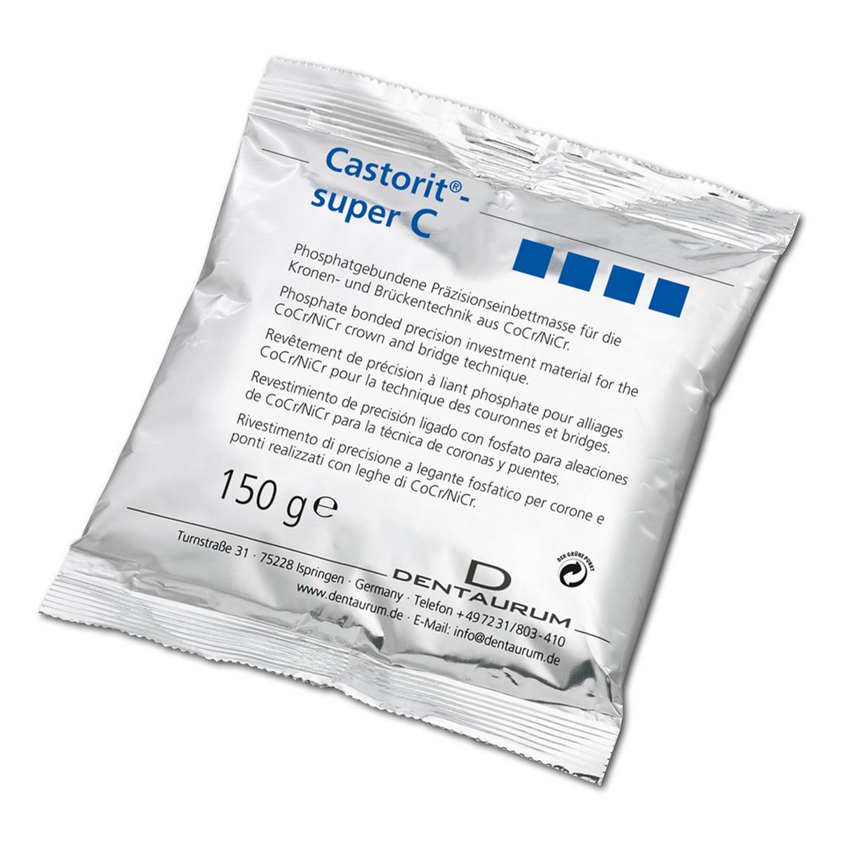 Castorit®- super C - Einbettmasse, Karton 40 x 150 g