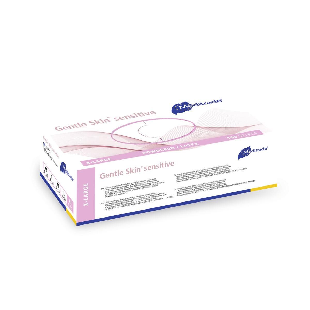 Gentle Skin® sensitive Handschuhe puderfrei - Größe XL, Packung 100 Stück