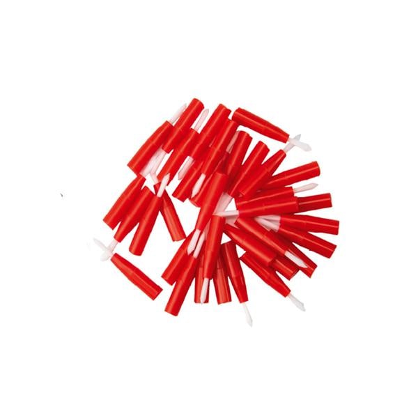 Monoart Pinseleinsätze - Fein, weißer Pinsel, Packung 100 Stück