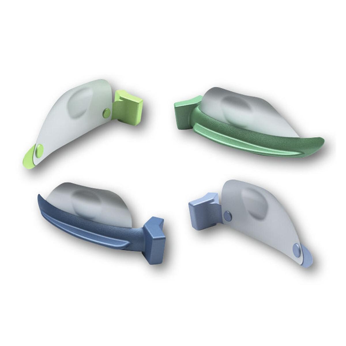 FenderMate® - Nachfüllpackung - Left Regular (grün), Packung 18 Stück