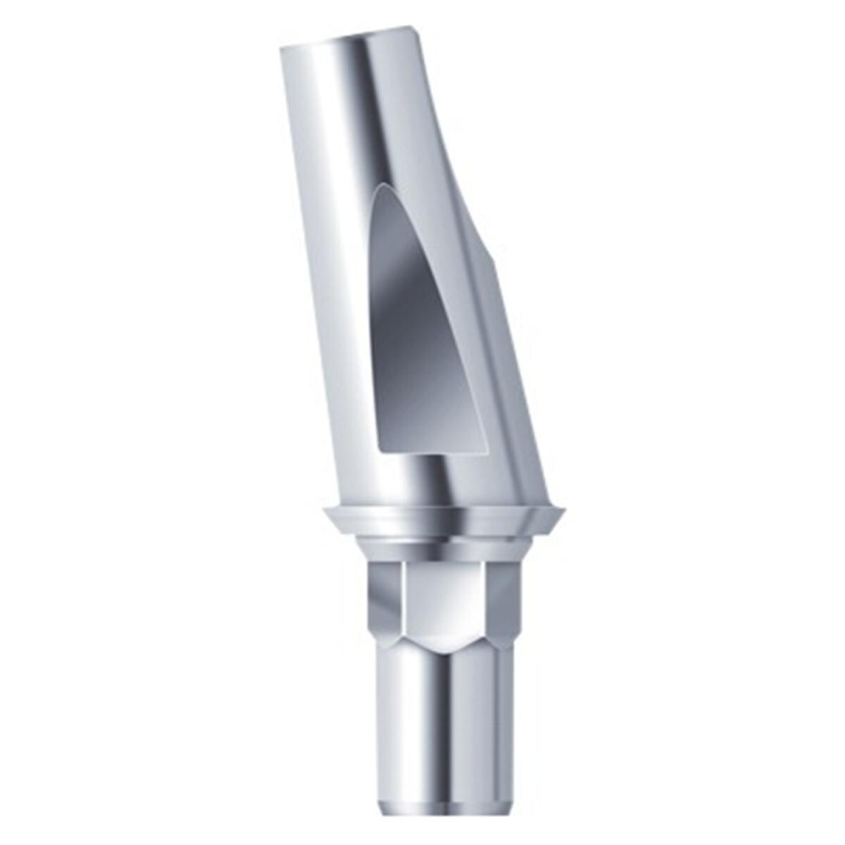 Abutment Titan 10° gewinkelt Ø 4,3mm P-Switch - Höhe 0,5 mm
