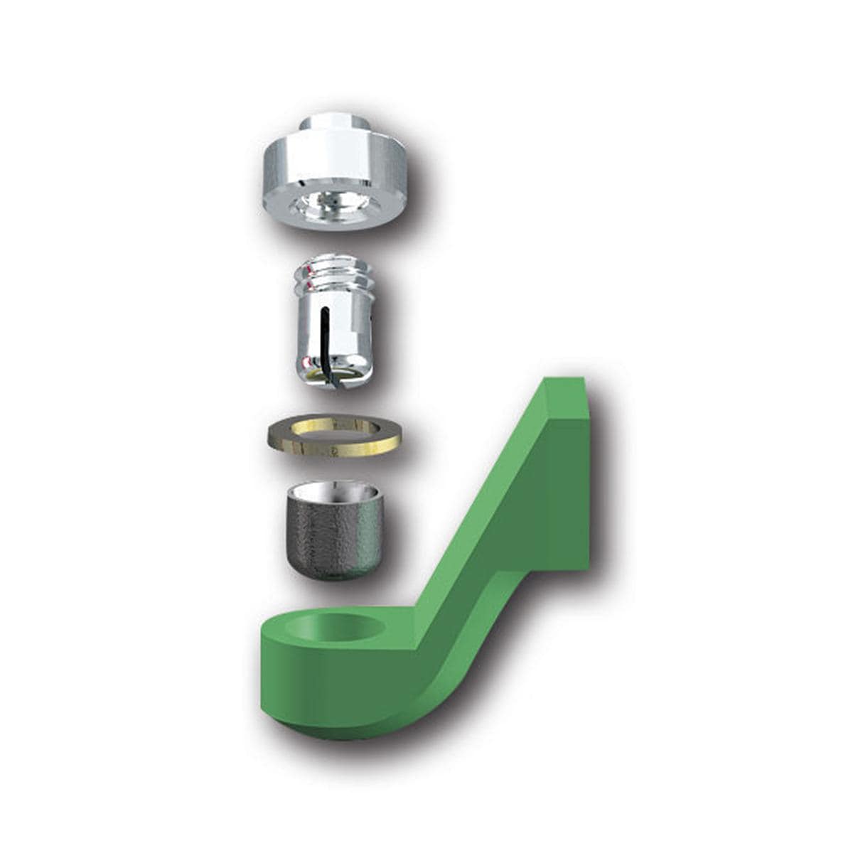 CEKA REVAX-Attachment Extrakoronal Grün - M2 - RE 0161 TI