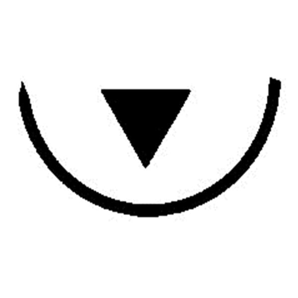 Federöhrnadel - HS 1/2 kreisförmig, schneidender Nadelkörper - HS 26 4D, Packung 48 Stück