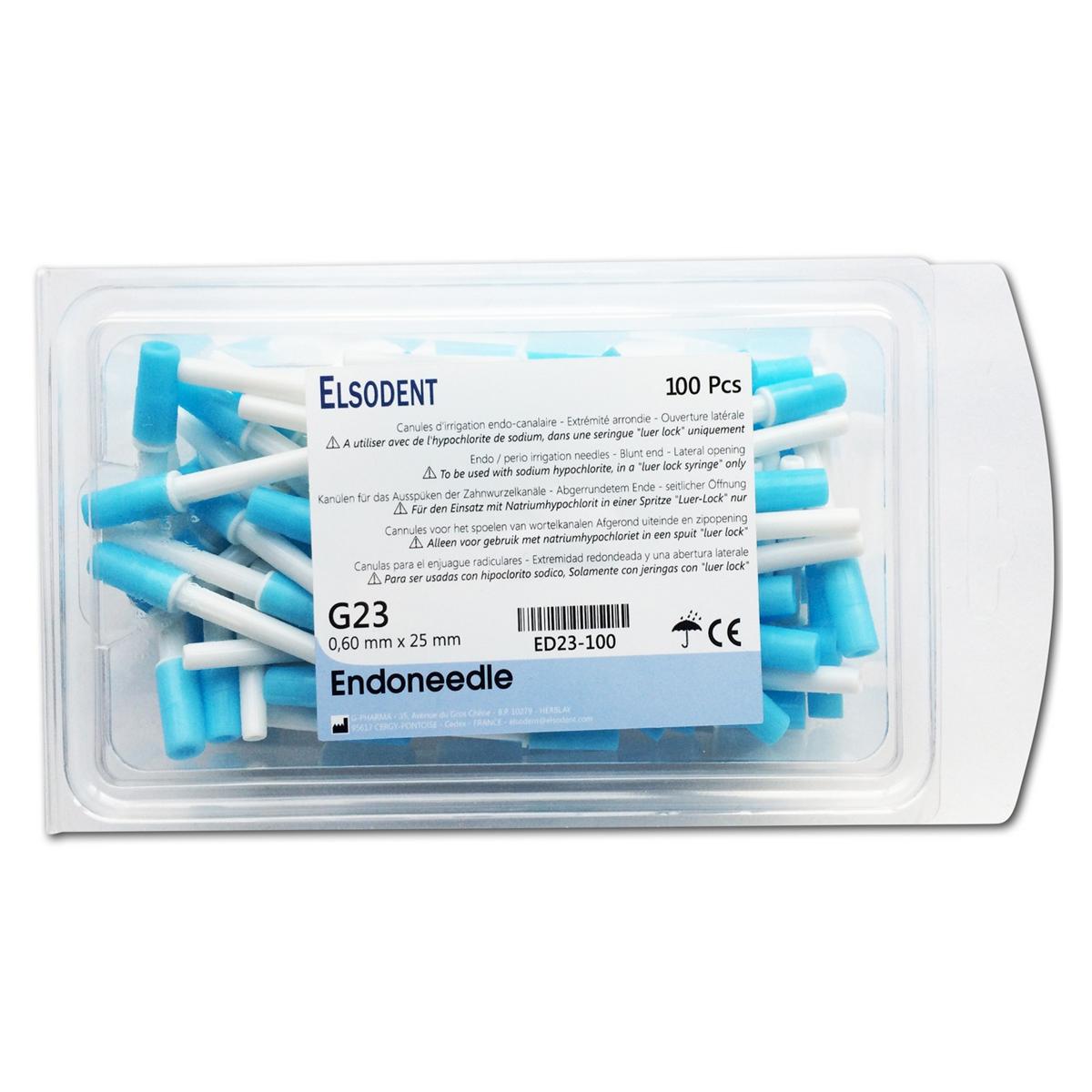 EndoNeedle - Blau - 23G, 0,60 x 33 mm, Packung 100 Stück
