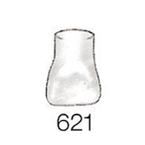 Kinderzahn-Stripkronen Einzelformen - Seitlicher Schneidezahn, Form 621, Dose 5 Stück