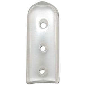 Präzisionsschutzkappen gelocht - Flach, natur, Größe 25 x 9 x 2 mm, Packung 100 Stück