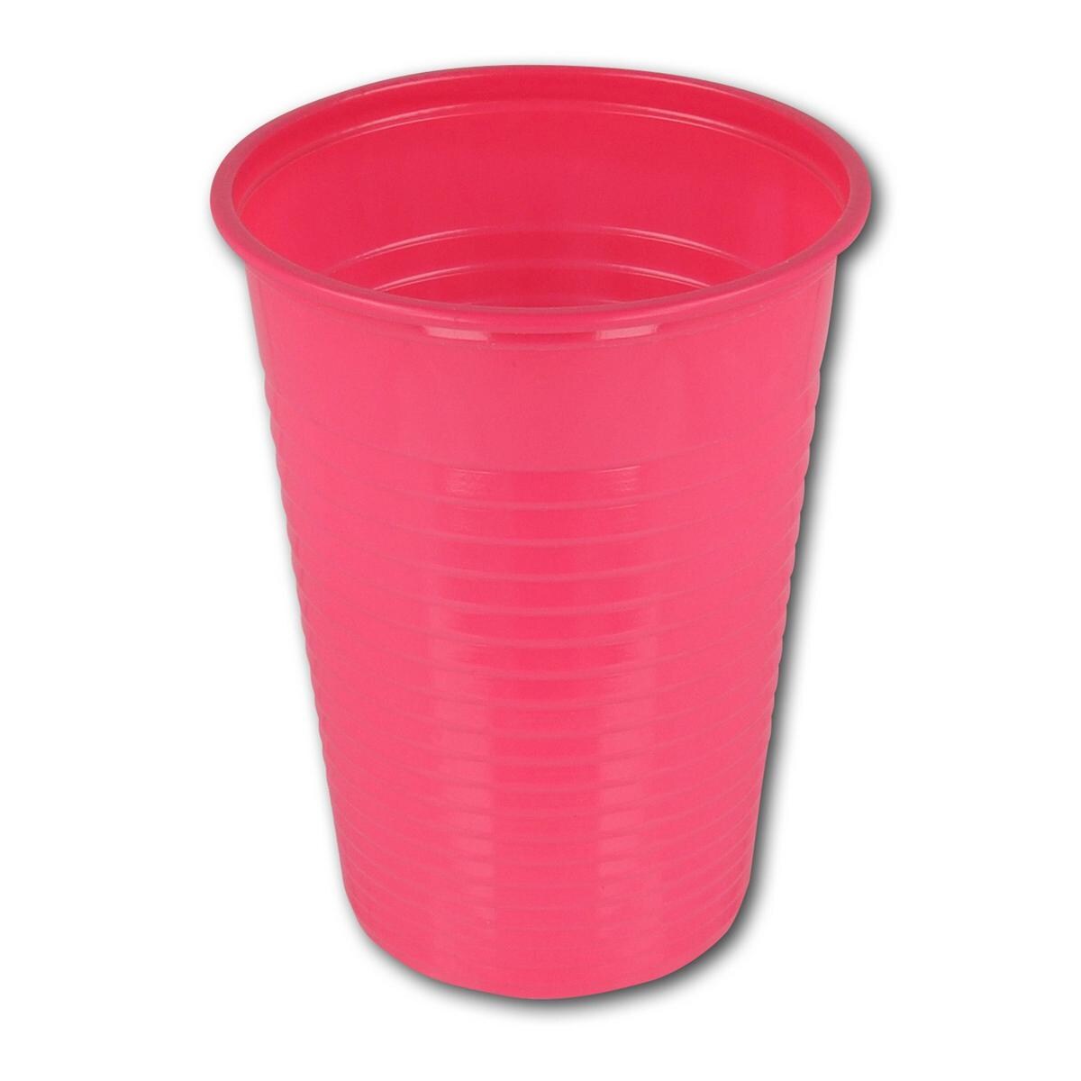 Monoart® Mundspülbecher Einfarbig, 3.000 Stück - Pink