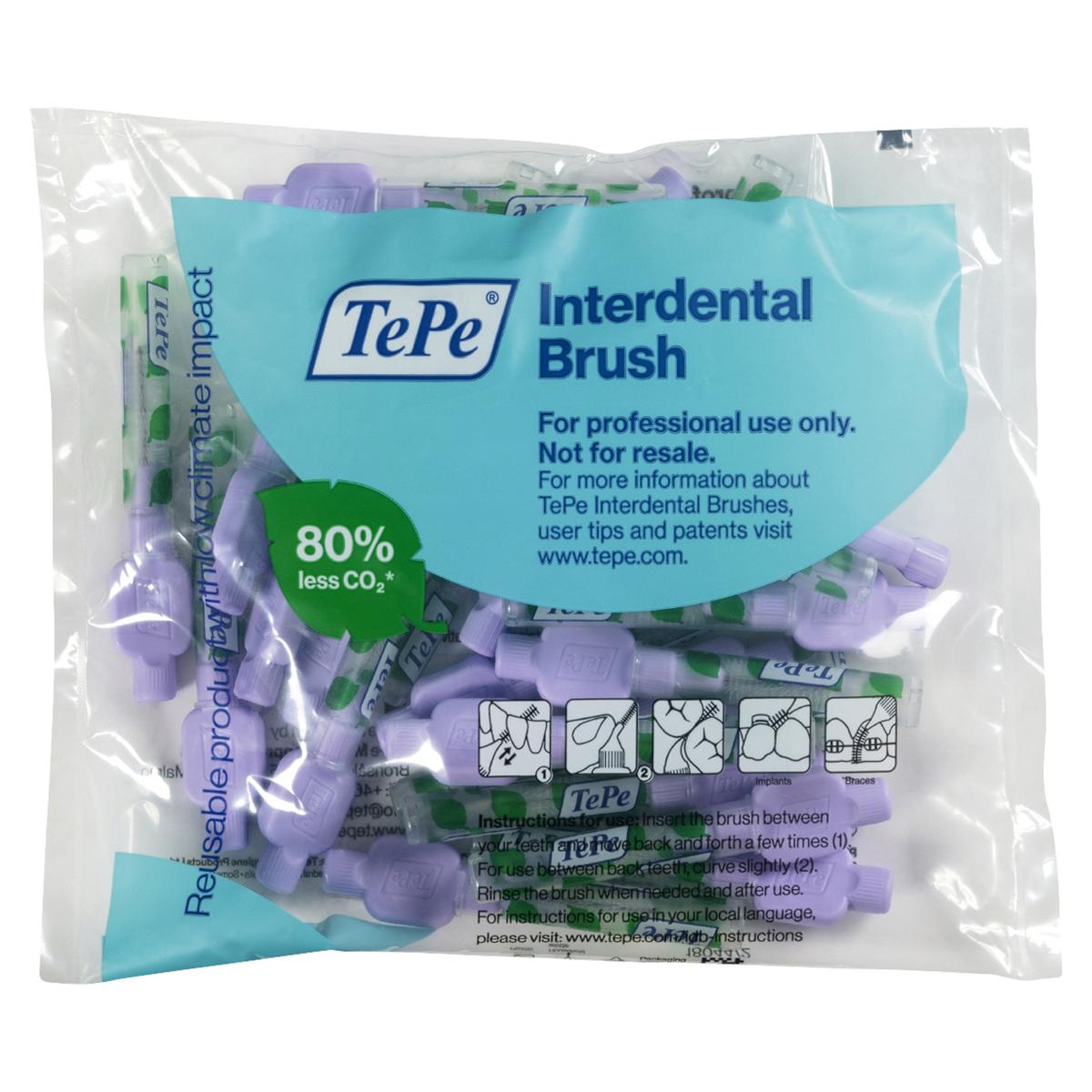 TePe Interdentalbürsten x-soft - Multipack - Helllila - groß, Ø 1,1 mm, Packung 25 Stück