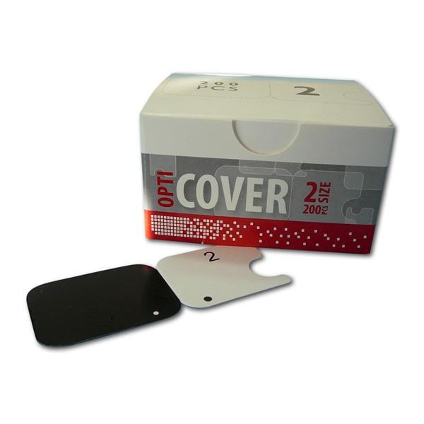 OPTICOVER - Bissschutz - Größe 0, 2,2 x 3,1 cm, Packung 200 Stück
