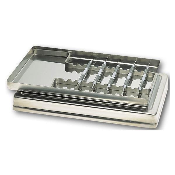 Edelstahltray - Unterteil - Maße 28 x 18 x 1,9 cm