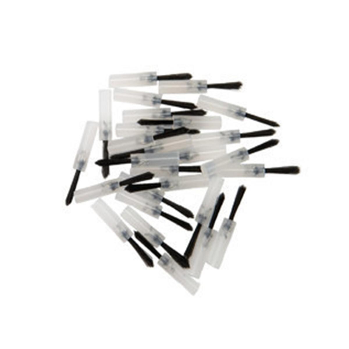 Monoart Pinseleinsätze - Fein, schwarzer Pinsel, Packung 100 Stück