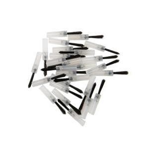 Monoart Pinseleinsätze - Fein, schwarzer Pinsel, Packung 100 Stück