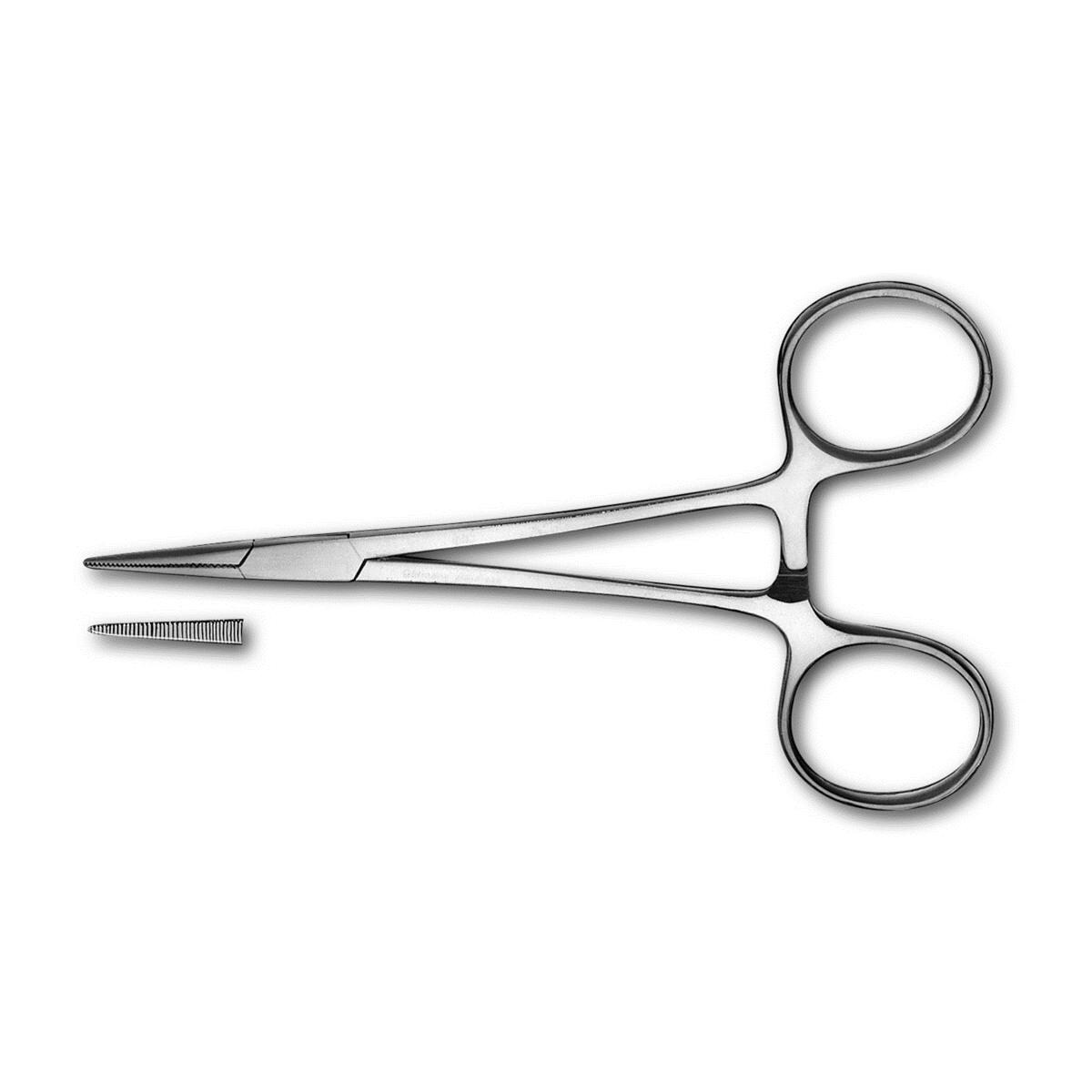 Arterienklemme / Mosquitoklemme - Gerade, 1894, Länge 14,5 cm