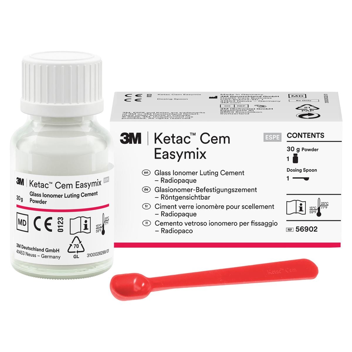 3M™ Ketac™ Cem Easymix - Einzelpackung - Pulver, Flasche 30 g