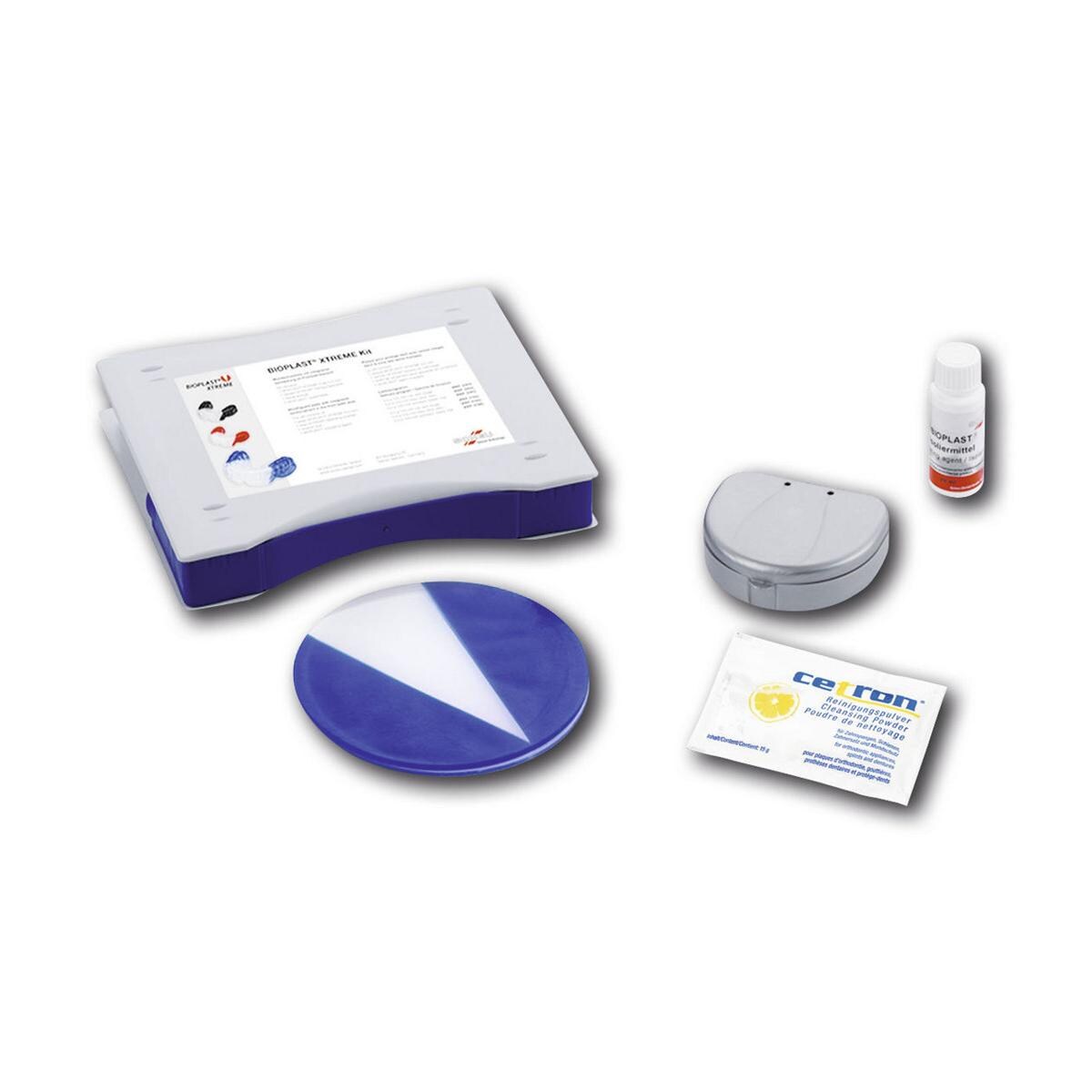 BIOPLAST® XTREME PRO Kit, Ø 125 mm (rund) - Set blau