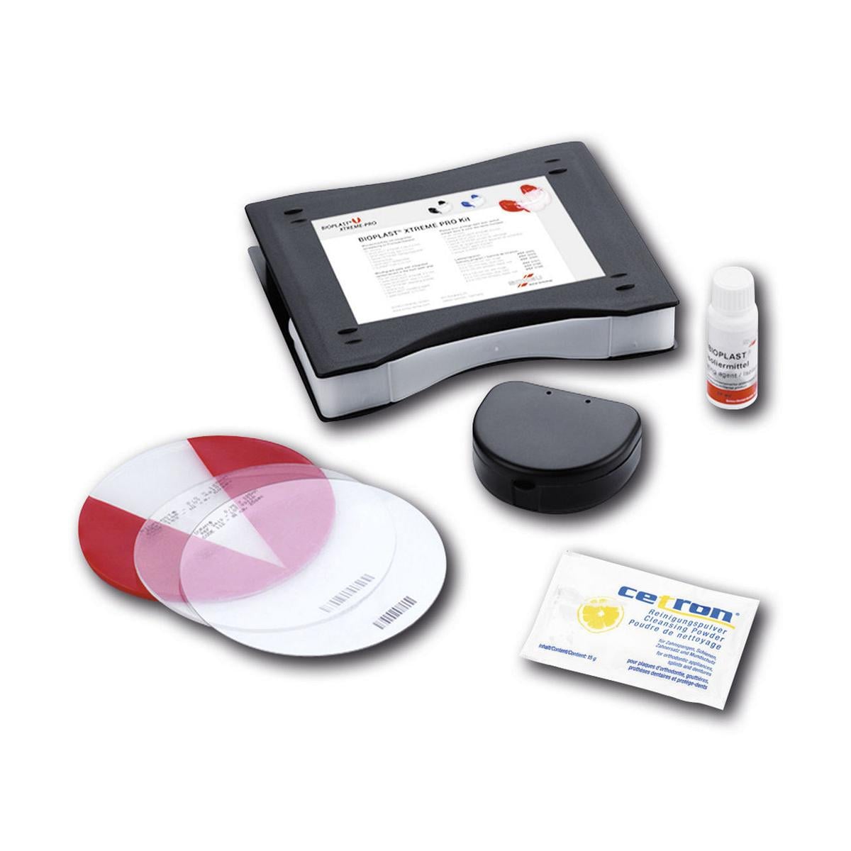 BIOPLAST® XTREME PRO Kit, Ø 125 mm (rund) - Set rot