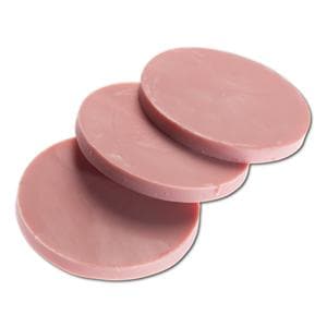 Original Friese Klebewachs - Scheiben, rosa, Ø 75 mm, Stärke 8 mm, Packung 1 kg