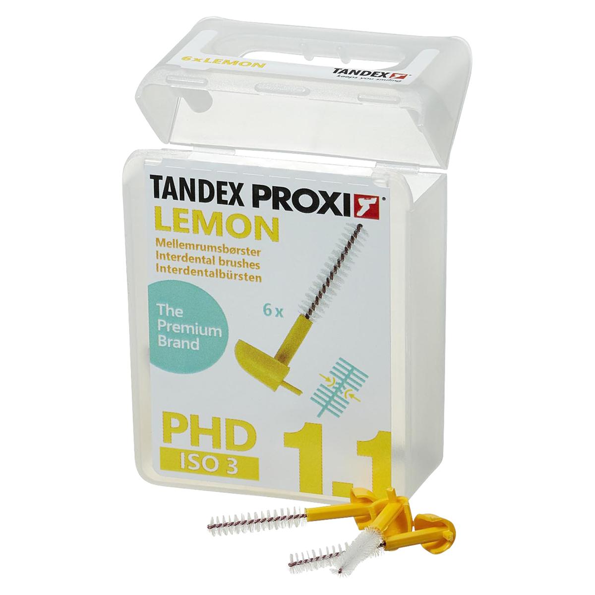 PROXI Interdentalbürse - Lemon, ISO 3, PHD 1.1, Packung 6 Stück