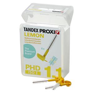 PROXI Interdentalbürse - Lemon, ISO 3, PHD 1.1, Packung 6 Stück