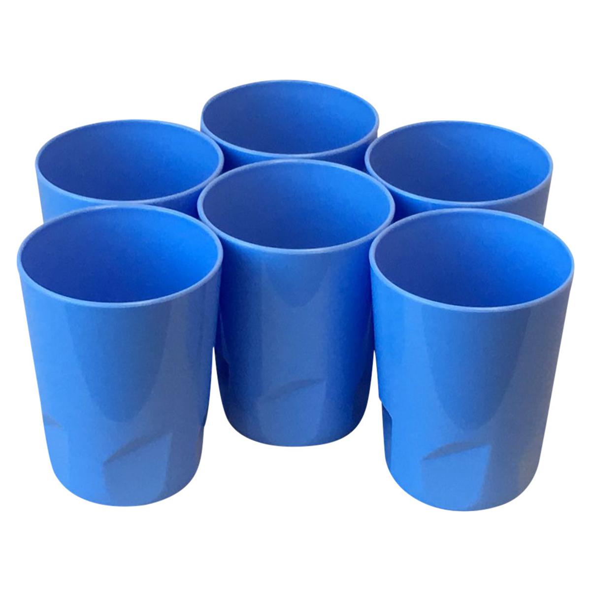 Mundspülbecher Color Mehrweg - Hellblau, Packung 6 Stück