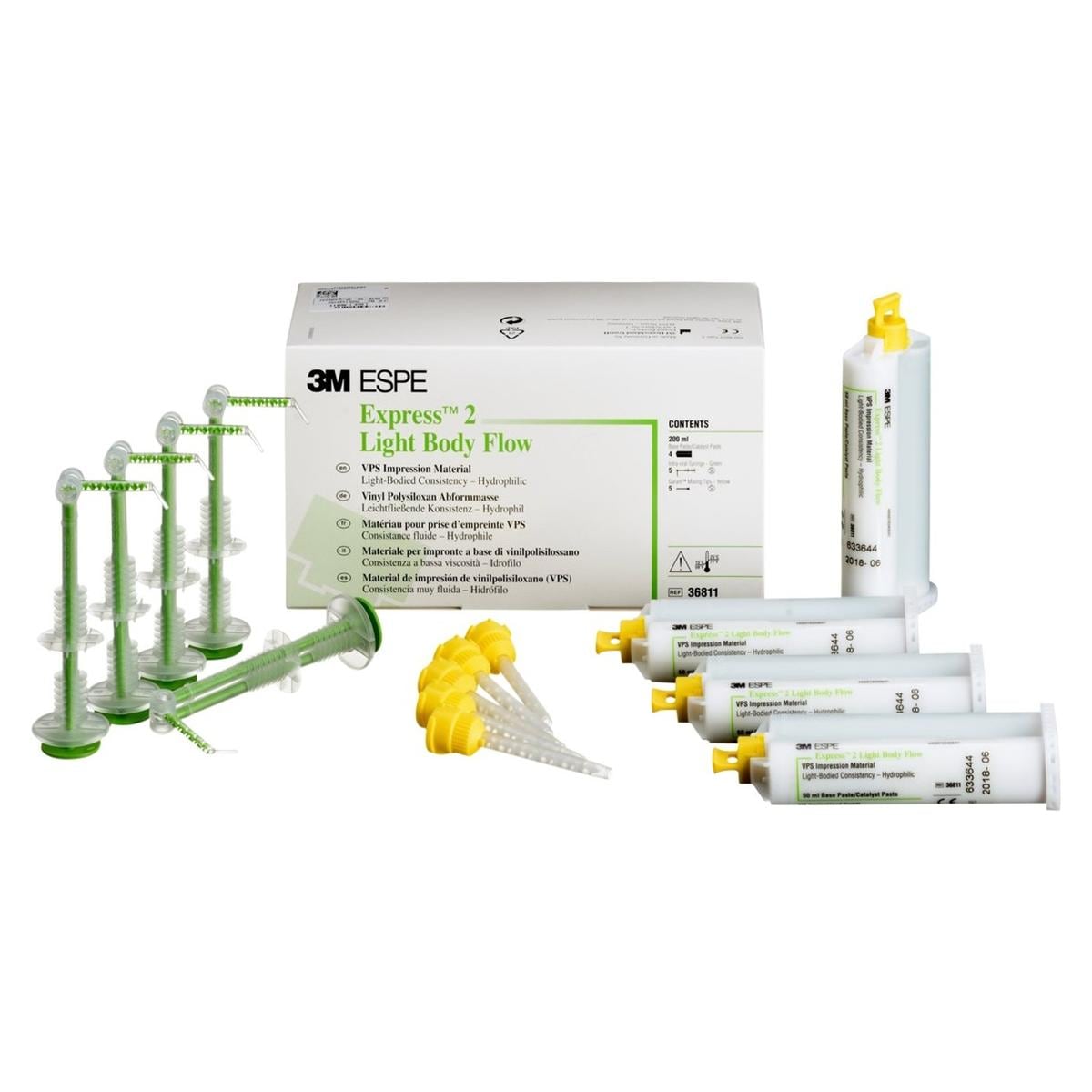 3M Express™ 2 Light Body - Flow, normalhärtend, Kartuschen 4 x 50 ml