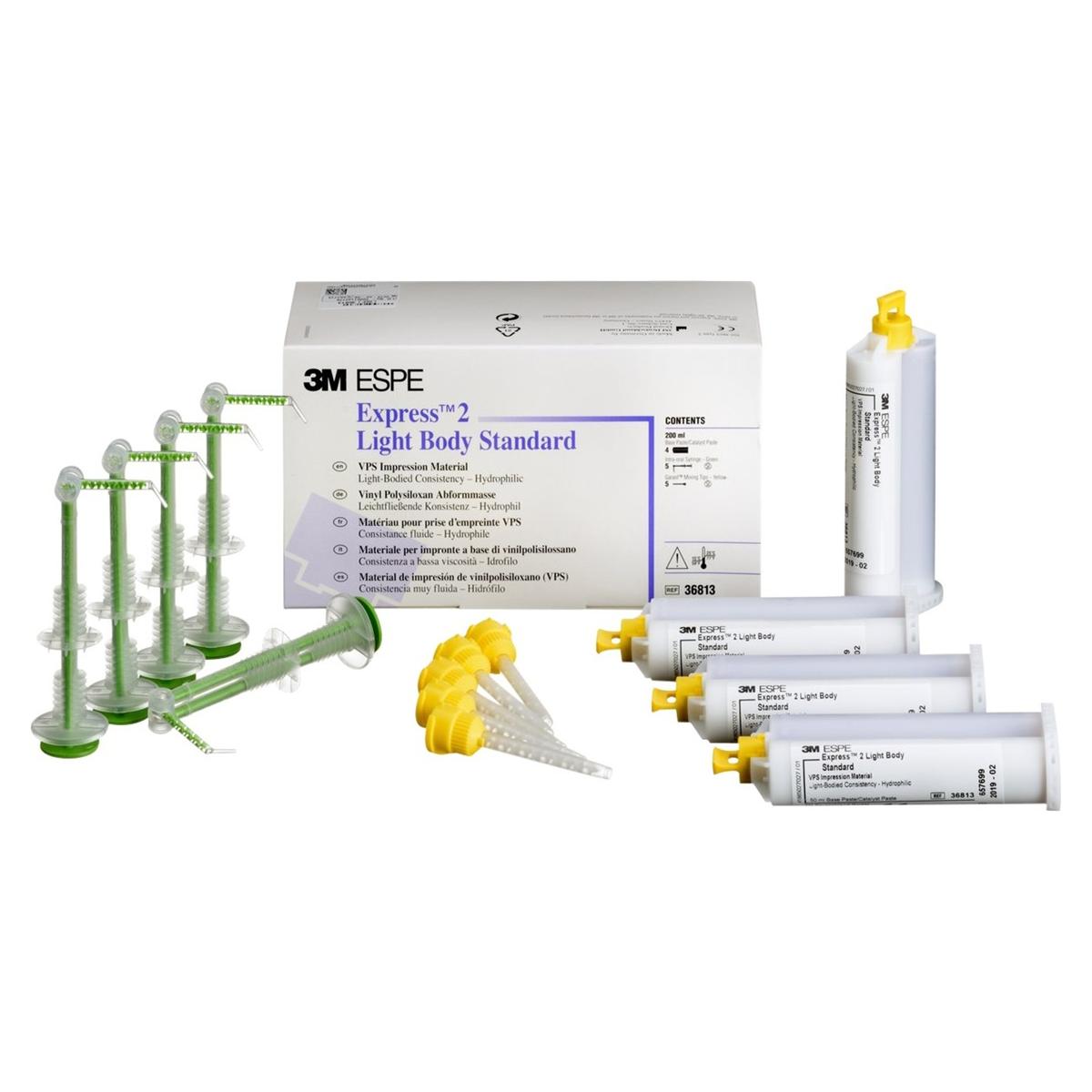 3M Express™ 2 Light Body - Standard, normalhärtend, Kartuschen 4 x 50 ml