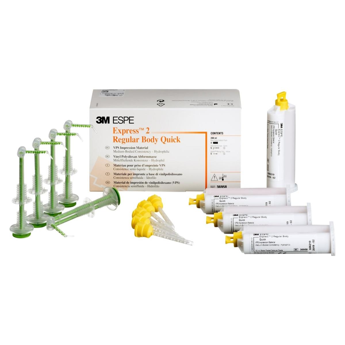 3M Express™ 2 Regular Body - Schnellhärtend, Kartuschen 4 x 50 ml