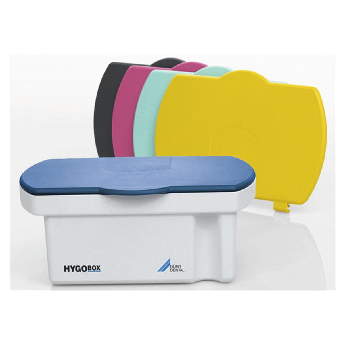 Hygobox - Deckelfarbe blau, Siebeinsatz weiß