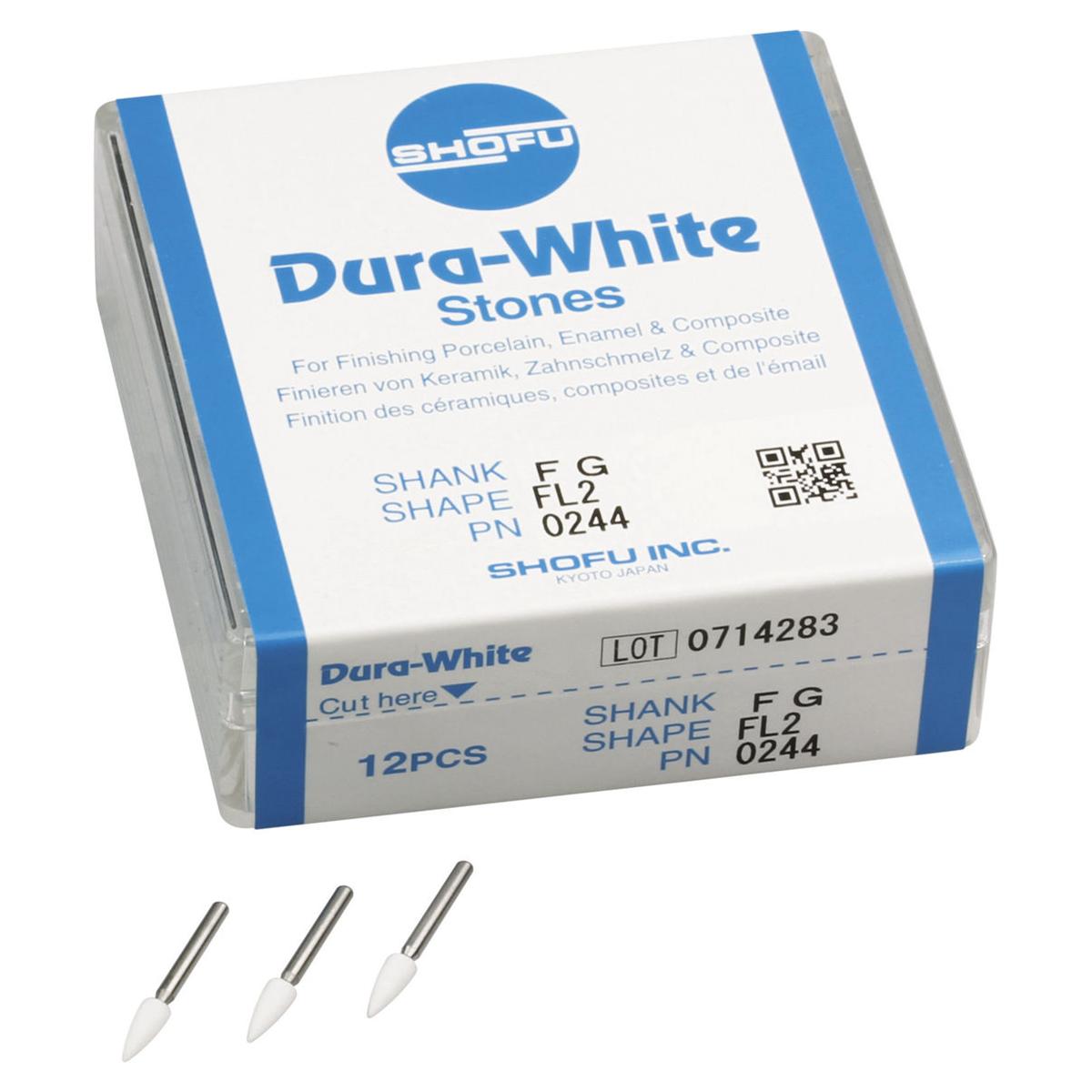 Dura-White® Schaft FG - Figur FL2, ISO 025, Packung 12 Stück