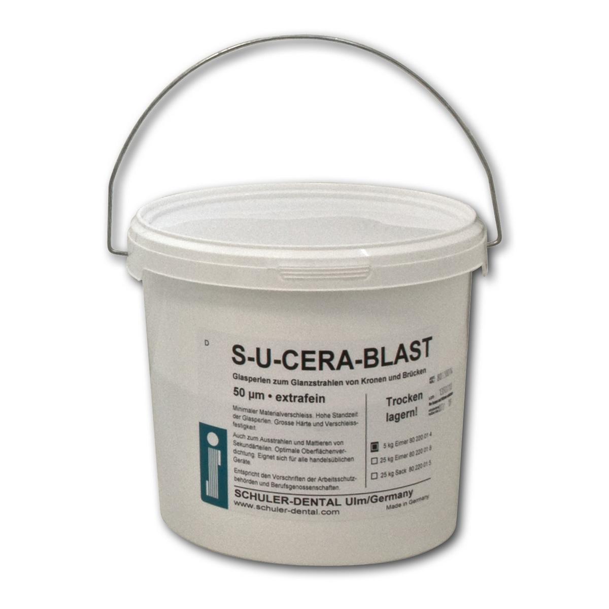 S-U Cera-Blast Glanzstrahlmittel - 50 µ, 5 kg-Eimer