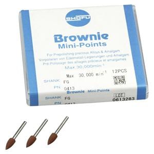 Brownie Schaft FG - Minispitze, Packung 12 Stück