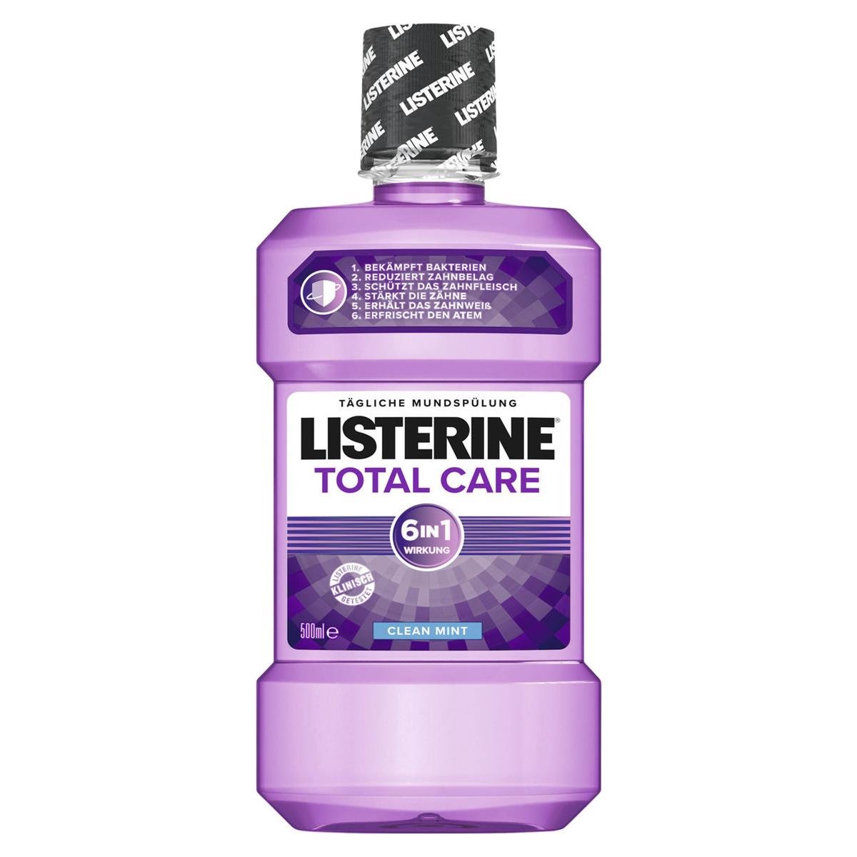 LISTERINE® TOTAL CARE Flaschen 6 x 600 ml Henry Schein