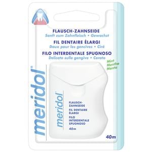 meridol® Flausch-Zahnseide gewachst - Packung 40 m