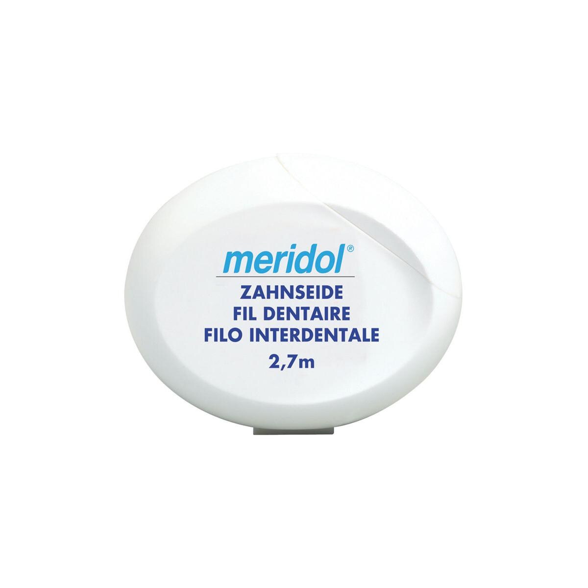 meridol® Flausch-Zahnseide gewachst - Packung 2,7 m
