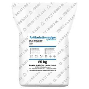 Artikulation Synthetikgips superweiß - Sack 25 kg