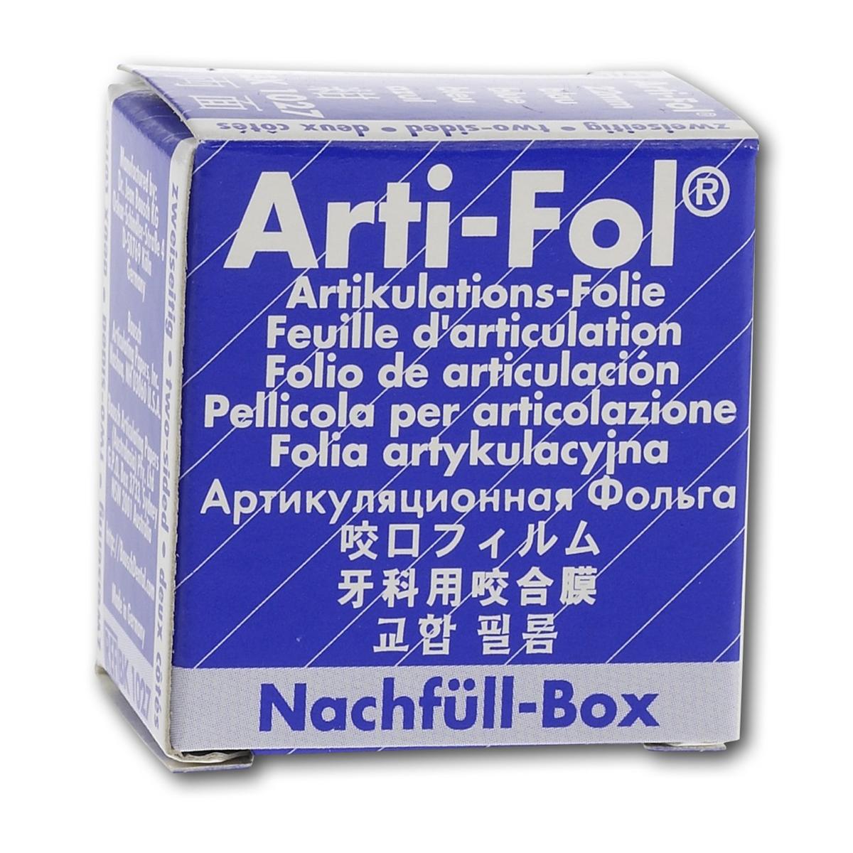 Bausch Arti-Fol® zweiseitig 22 mm - BK 1027, blau, Nachfüllrolle 20 m
