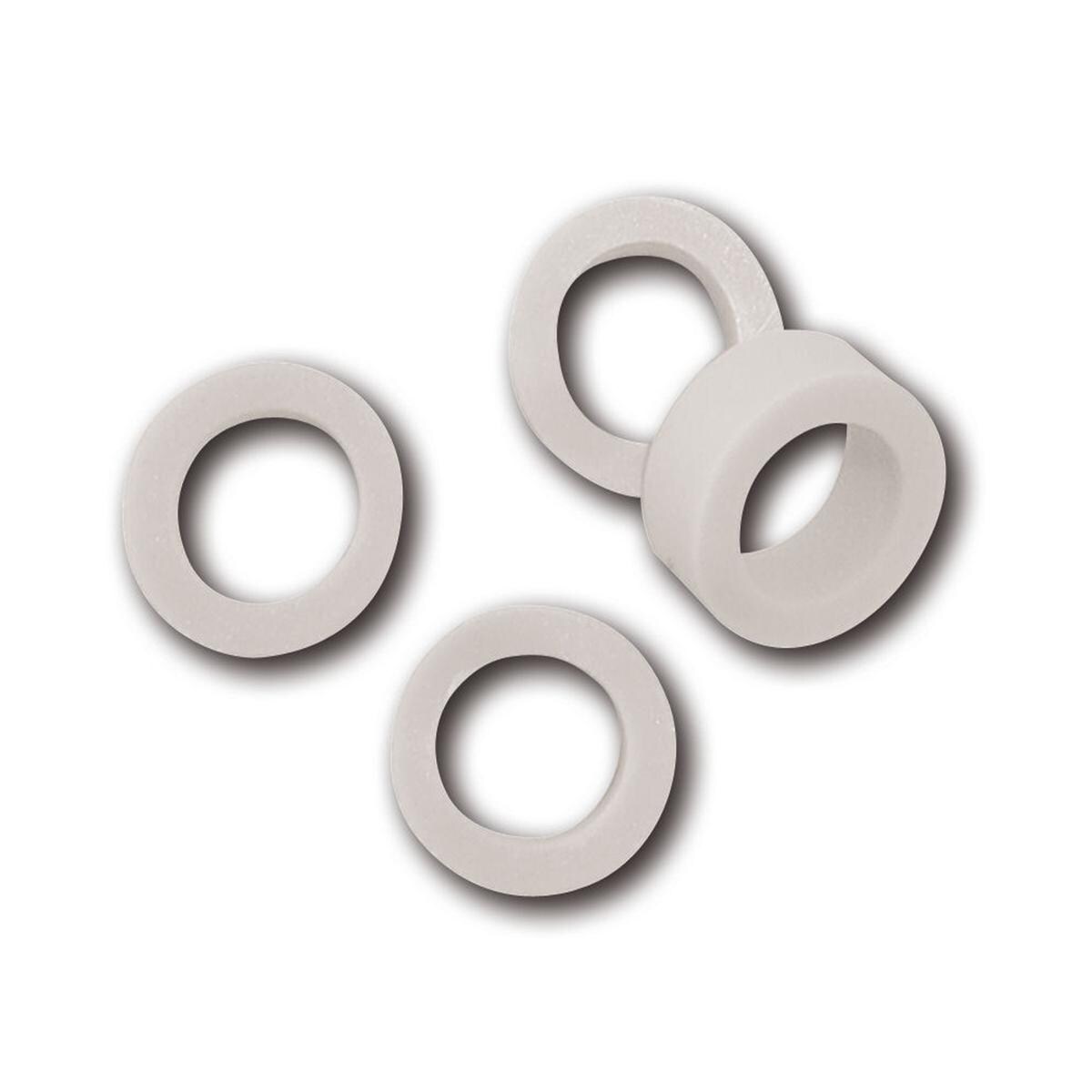 Maxi ID-Ringe - Weiß, Packung 25 Stück