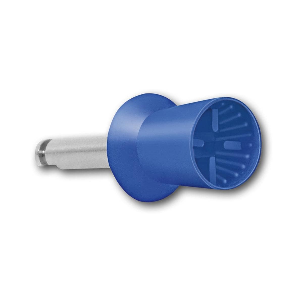 Prophylaxepolierer, montiert für Winkelstück - Blau - weich, Packung 24 Stück