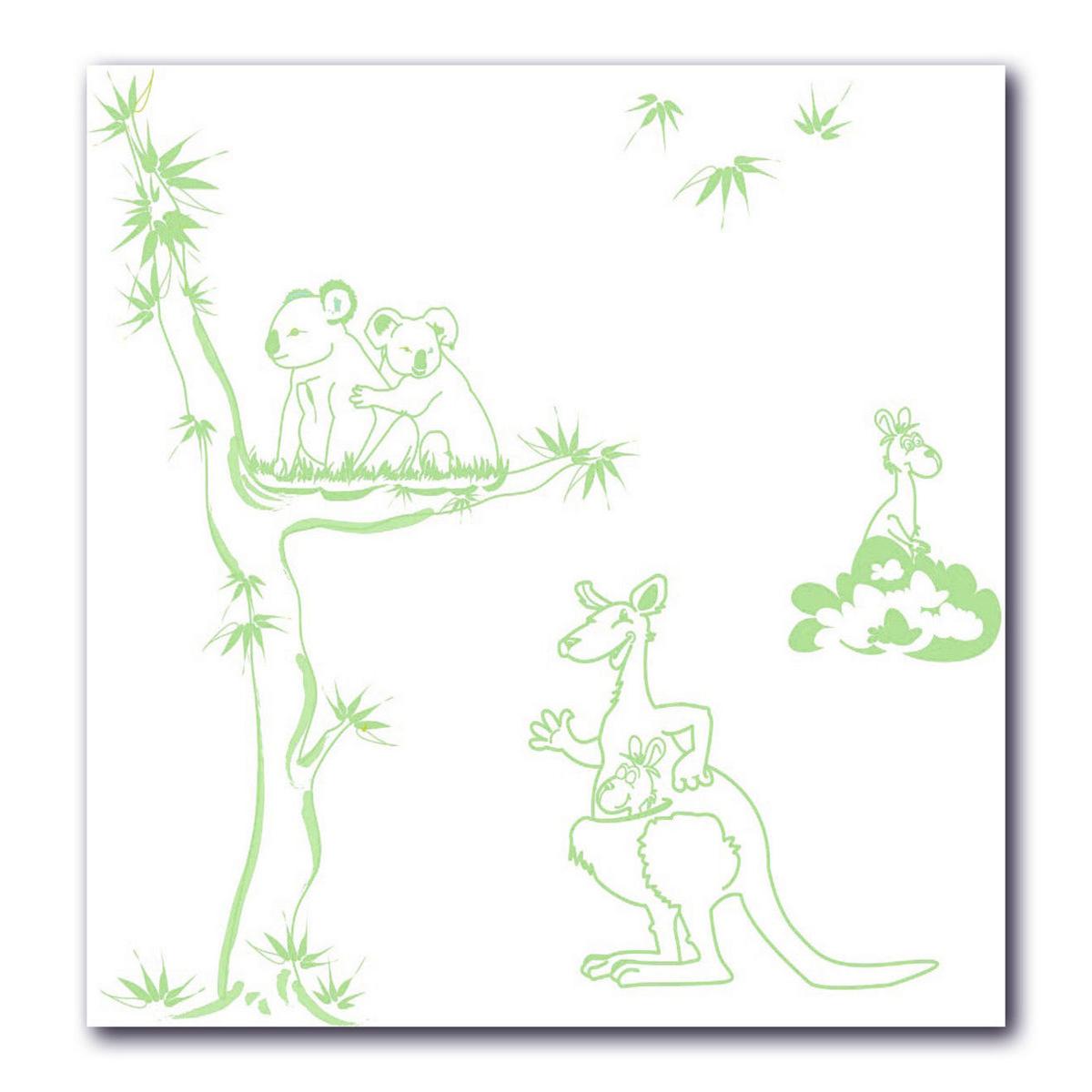 Servietten Nr. 4 Kids - Motiv Koala/Känguruh, Rolle 100 Blatt