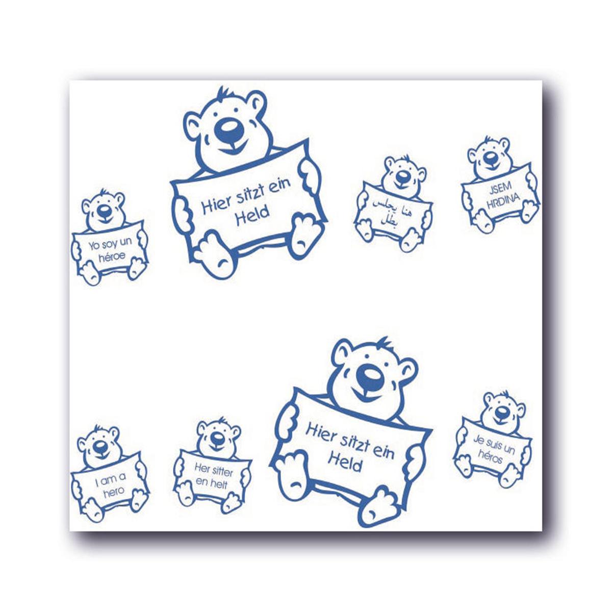 Servietten Nr. 4 Kids - Motiv Bär, Rolle 100 Blatt