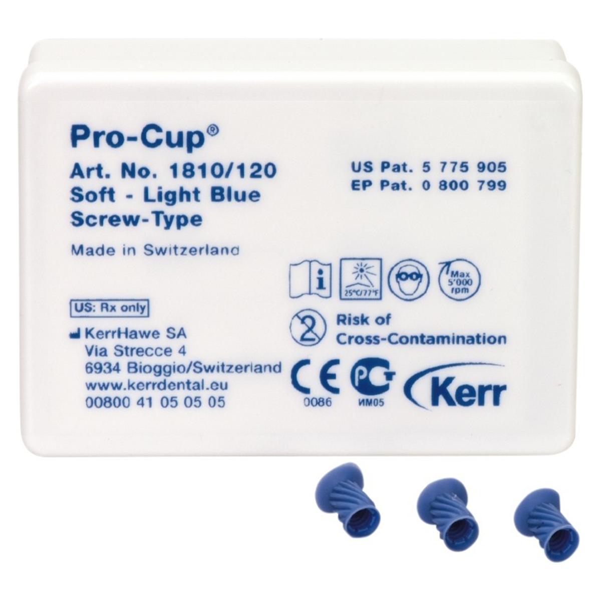 Pro-Cup™ Screw-Type - Hellblau, weich, Packung 120 Stück