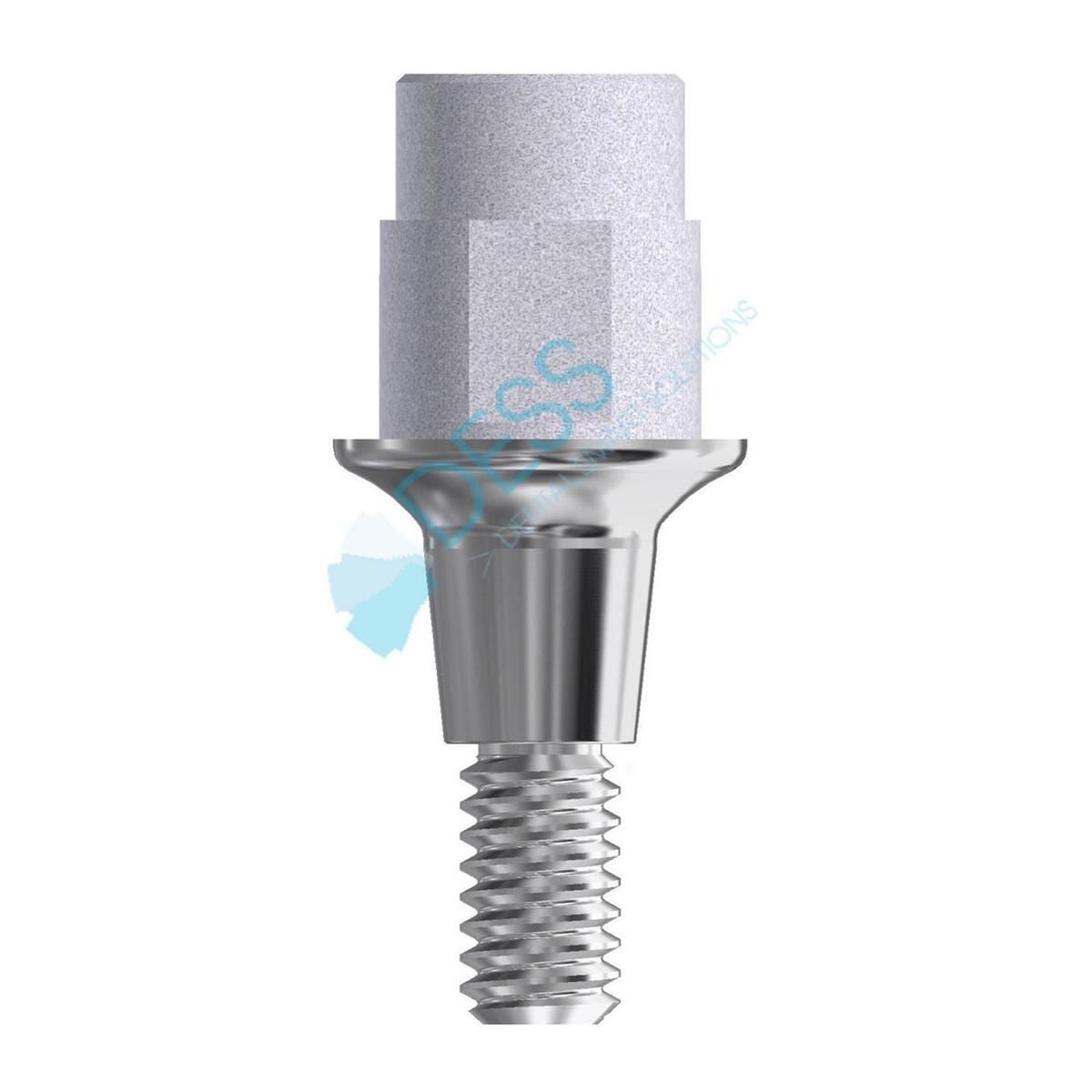 Titanbase - kompatibel mit Dentsply Ankylos® - Höhe 1,0 mm, ohne Rotationsschutz