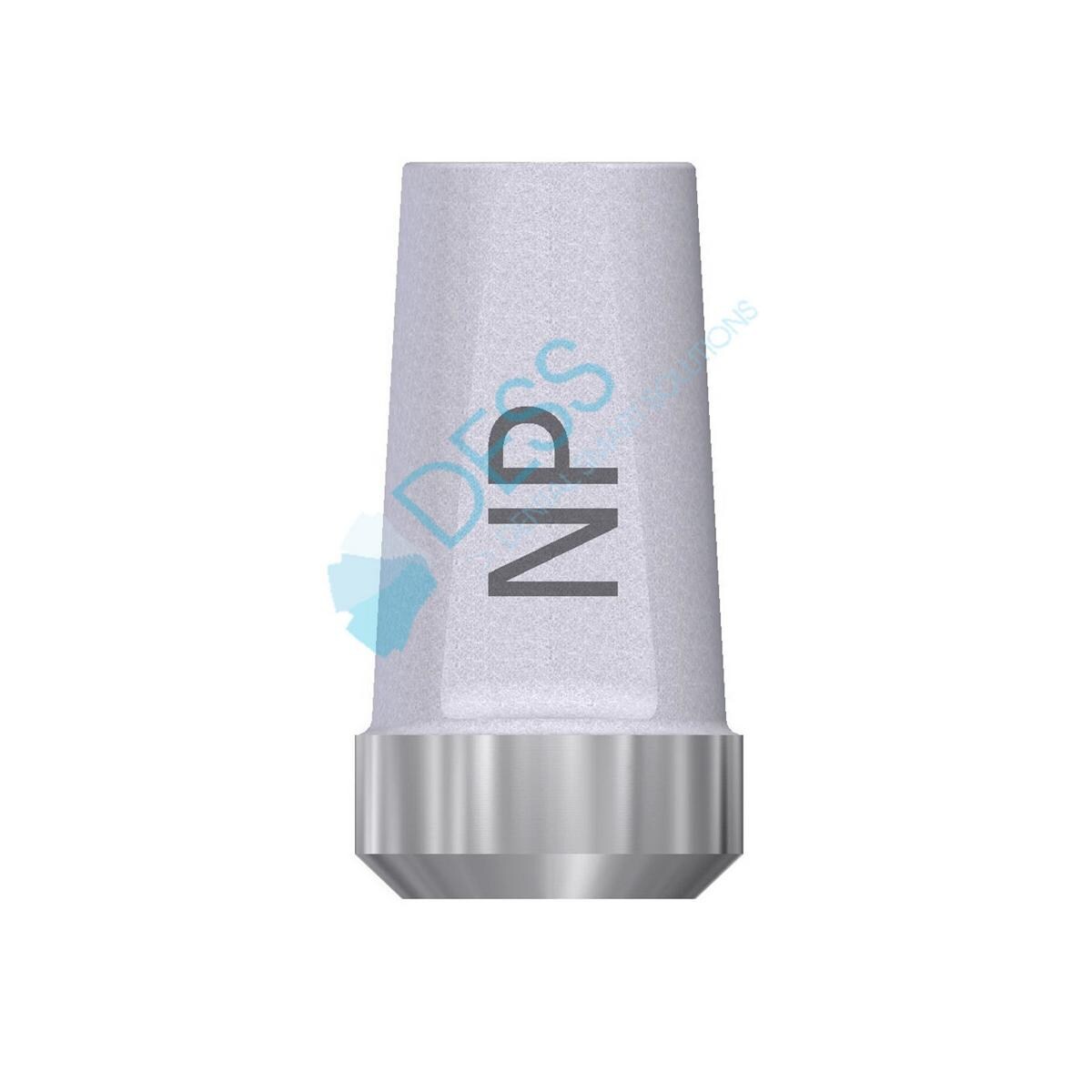 Titanabutment - kompatibel mit 3i® Osseotite® - NP Ø 3,4 mm, 0° gewinkelt