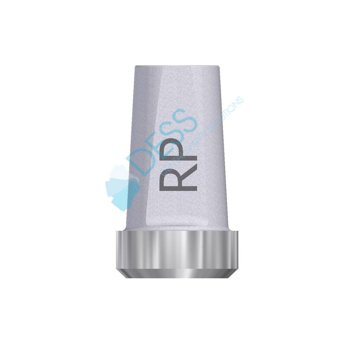 Titanabutment - kompatibel mit 3i® Osseotite® - RP Ø 4,1 mm, 0° gewinkelt