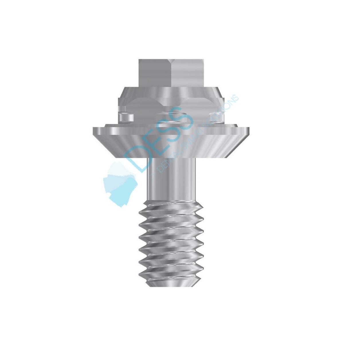 Multi-unit® Abutments NP Ø 3,5 mm - kompatibel mit 3i® Osseotite® - Höhe 1,0 mm, 0° gewinkelt, ohne Rotationsschutz