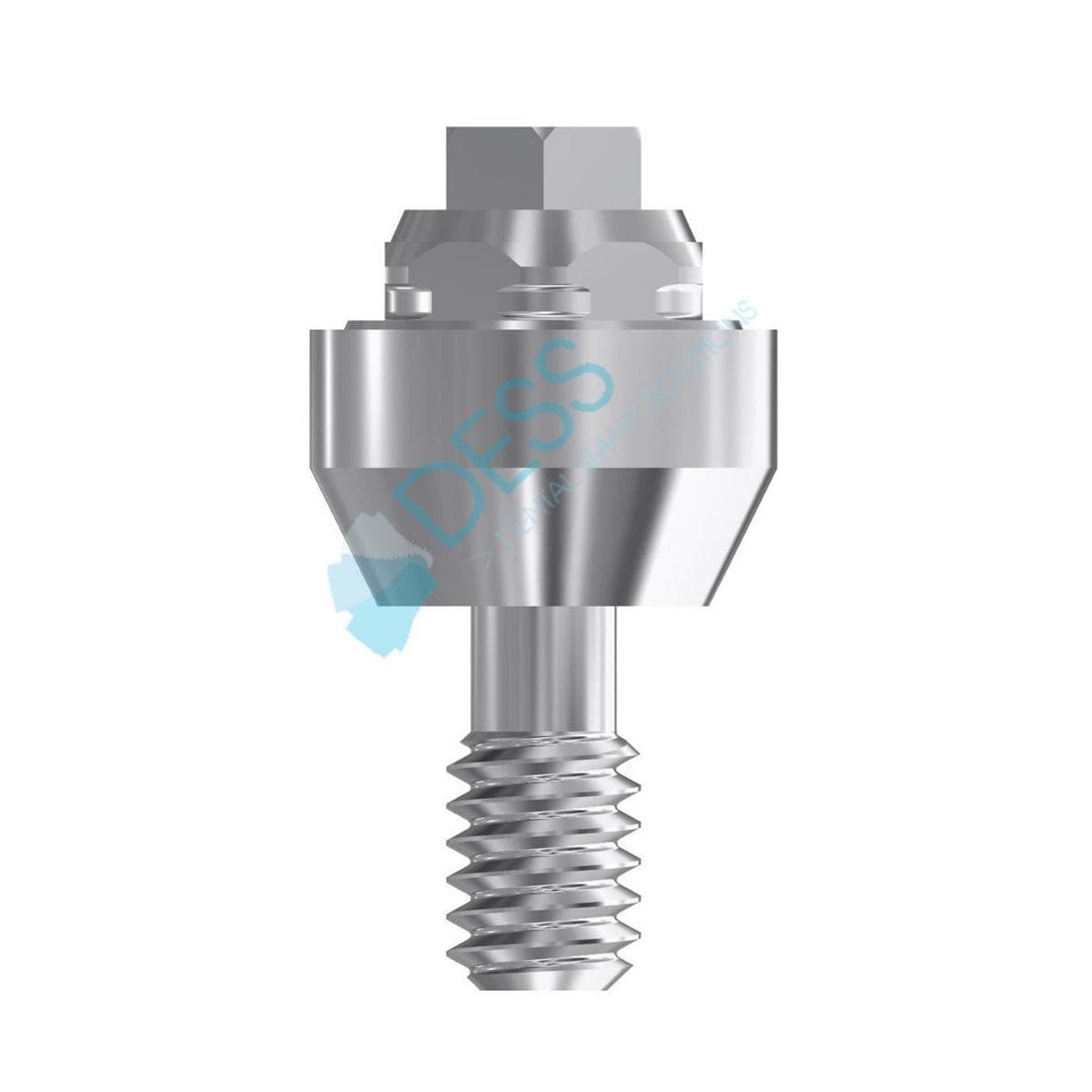 Multi-unit® Abutments NP Ø 3,5 mm - kompatibel mit 3i® Osseotite® - Höhe 3,0 mm, 0° gewinkelt, ohne Rotationsschutz